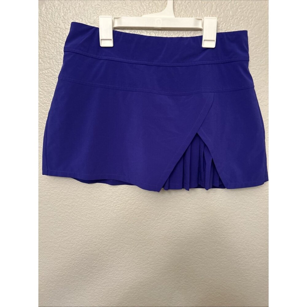 Athleta Women  Sneaky Pleats Skort Size Small Purple Golf Tennis‎ Pickleball